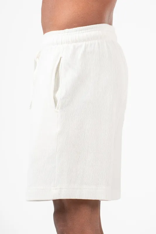 Textured Versatile Casual Shorts