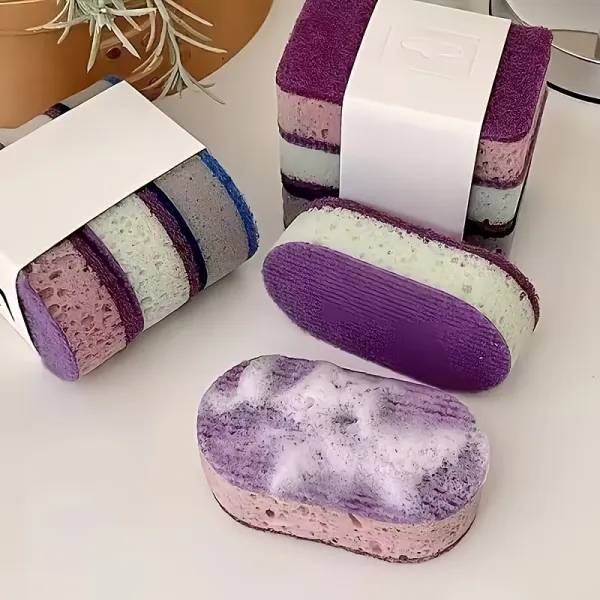 3 Pcs Heavy Duty Kitchen Scrub Sponges