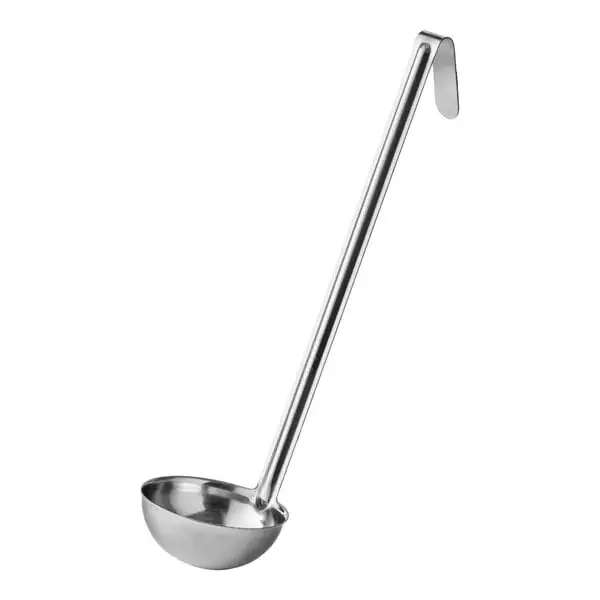 Low-Profile Single Piece Stainless Steel Ladle