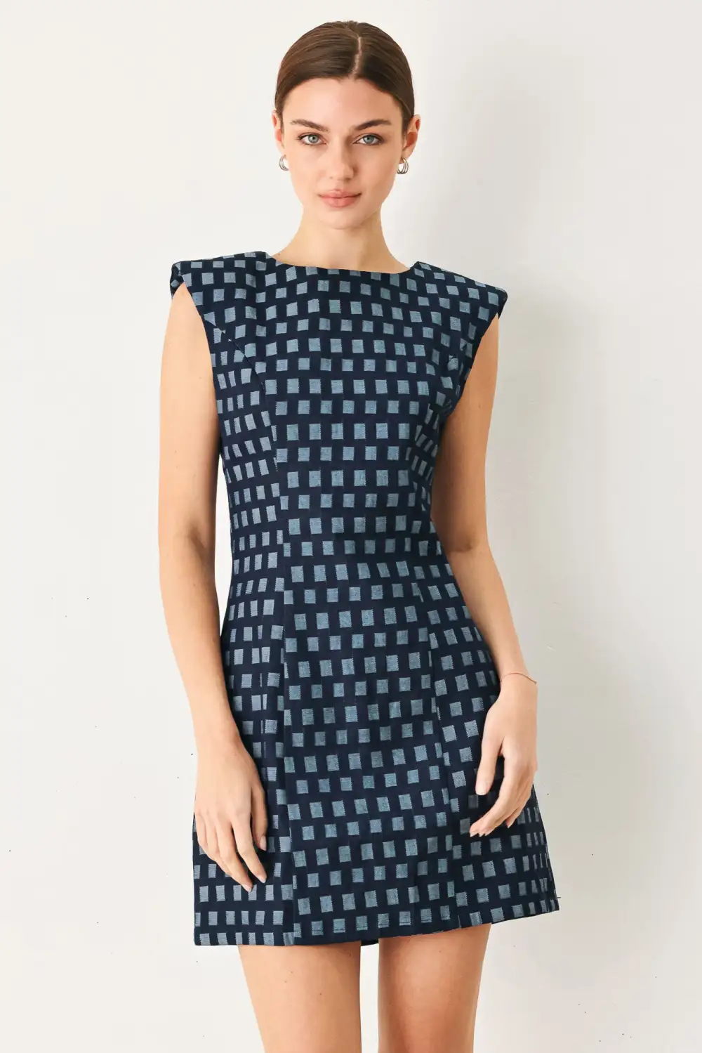 Classic Sleeveless Denim Mini Dress