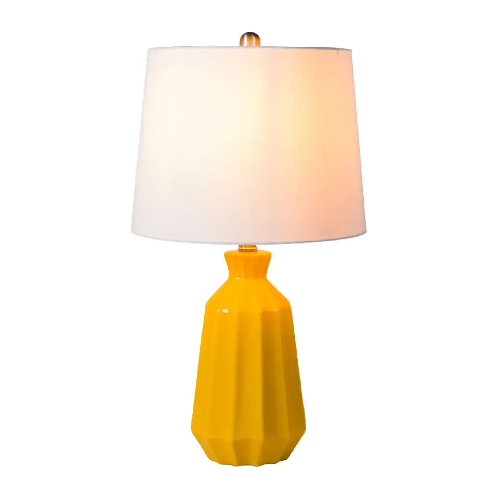 Neon Glazed Ceramic Table Lamp