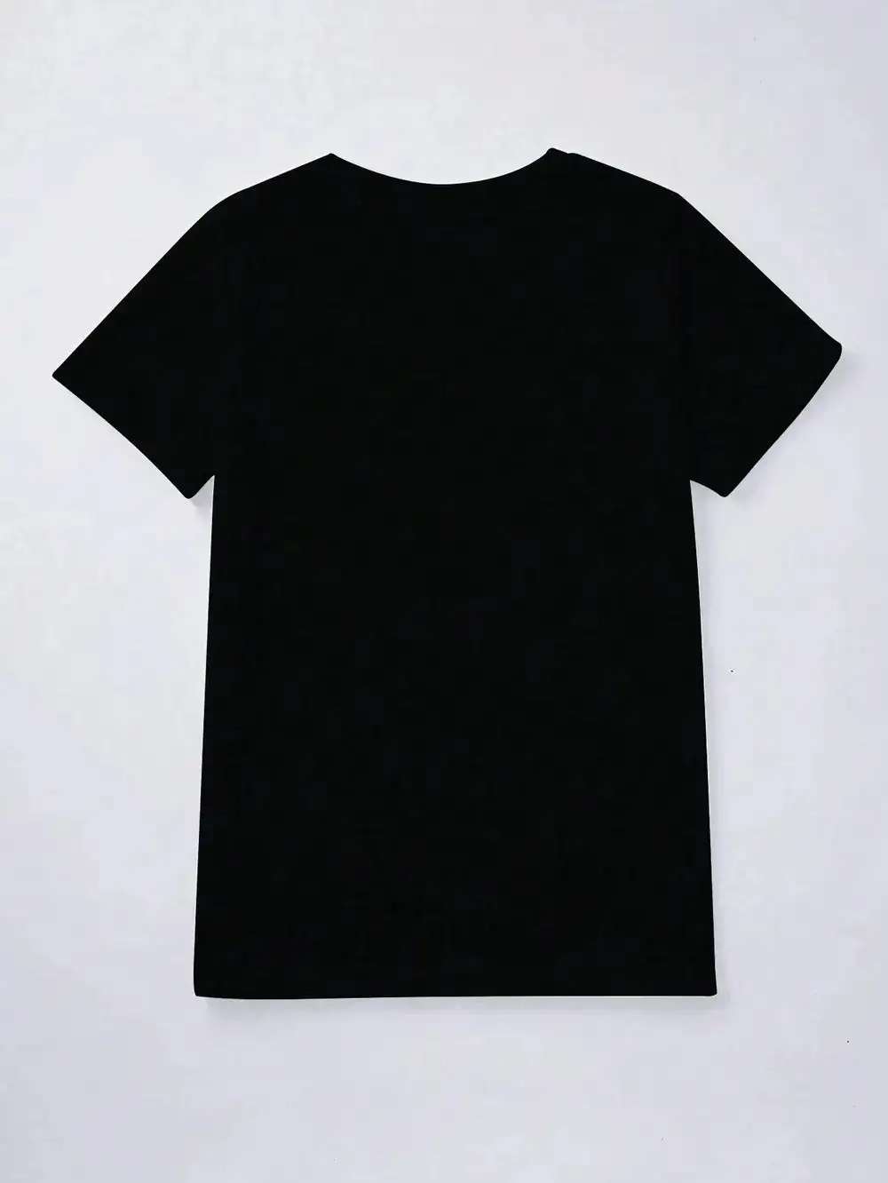 Easygoing Round-Neck Short-Sleeve Graphic T-Shirt
