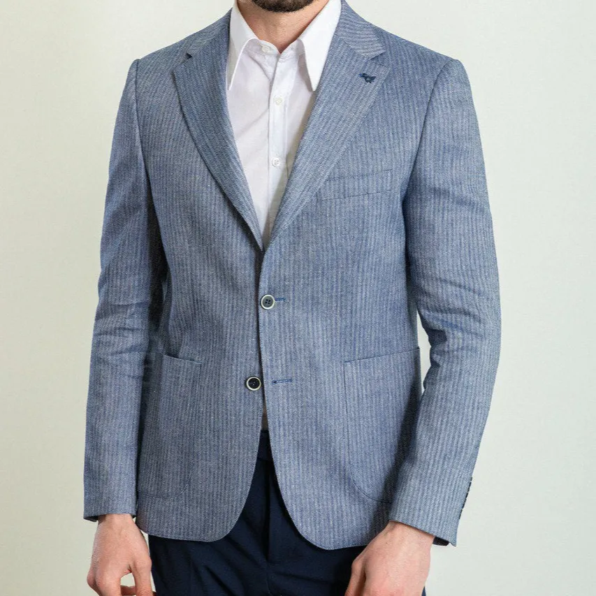 City Slim Fit Plaid Blazer
