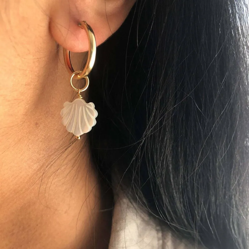 Pearl Star Moon Earrings