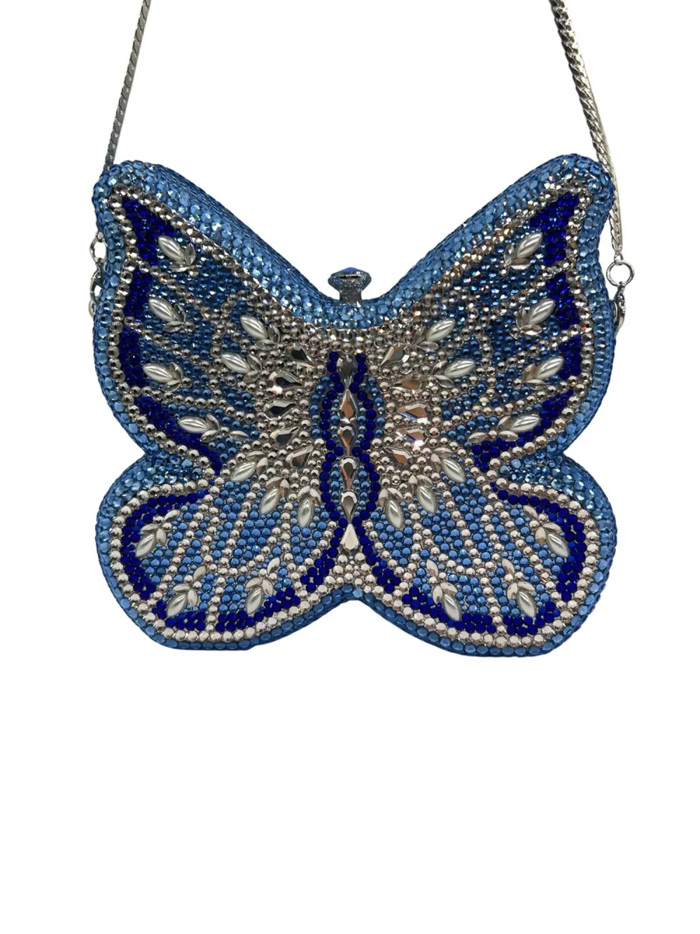 Kiera Rhinestone Butterfly Clutch