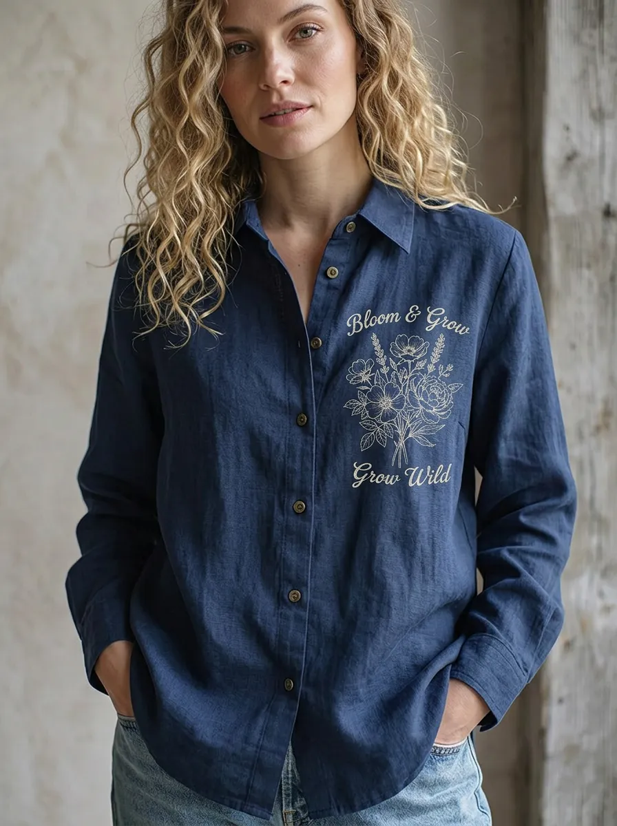 Floral Nature Lover Casual Shirt