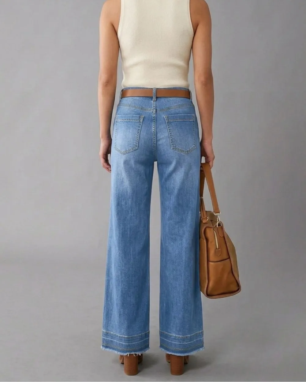 High-Waist Relaxed Straight-Leg Jeans