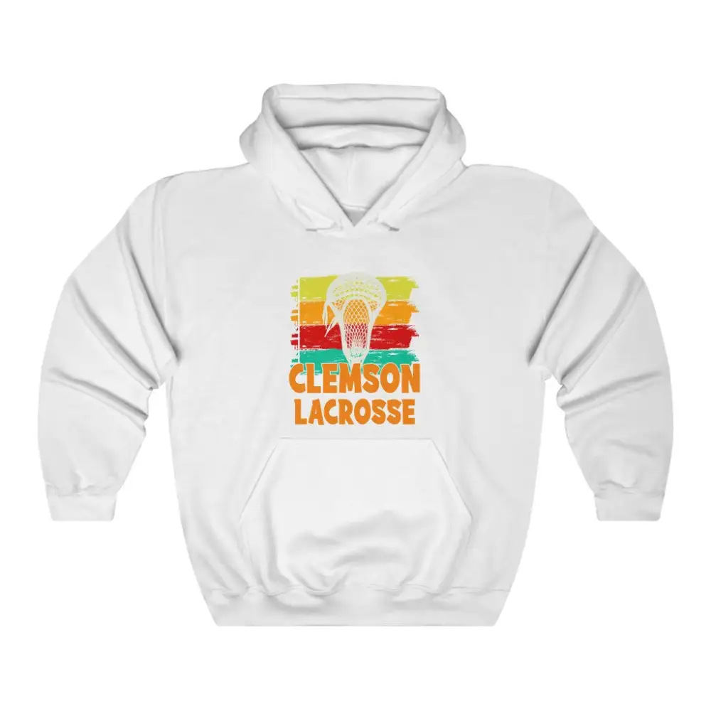 Brush Stroke Lacrosse Graphic Pullover Hoodie