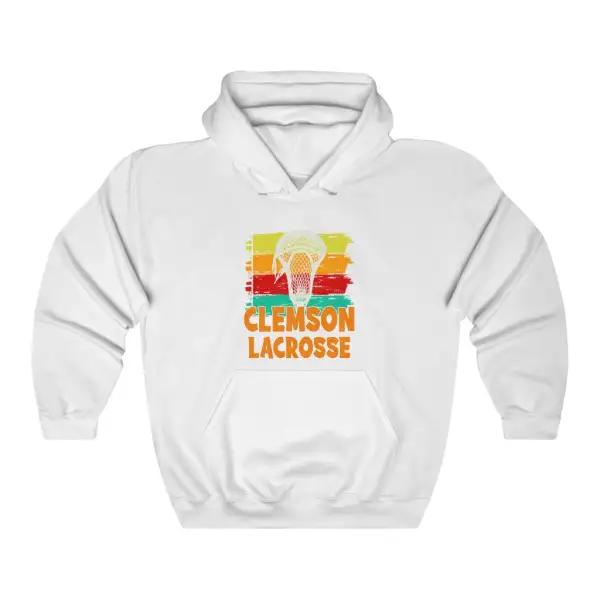 Brush Stroke Lacrosse Graphic Pullover Hoodie