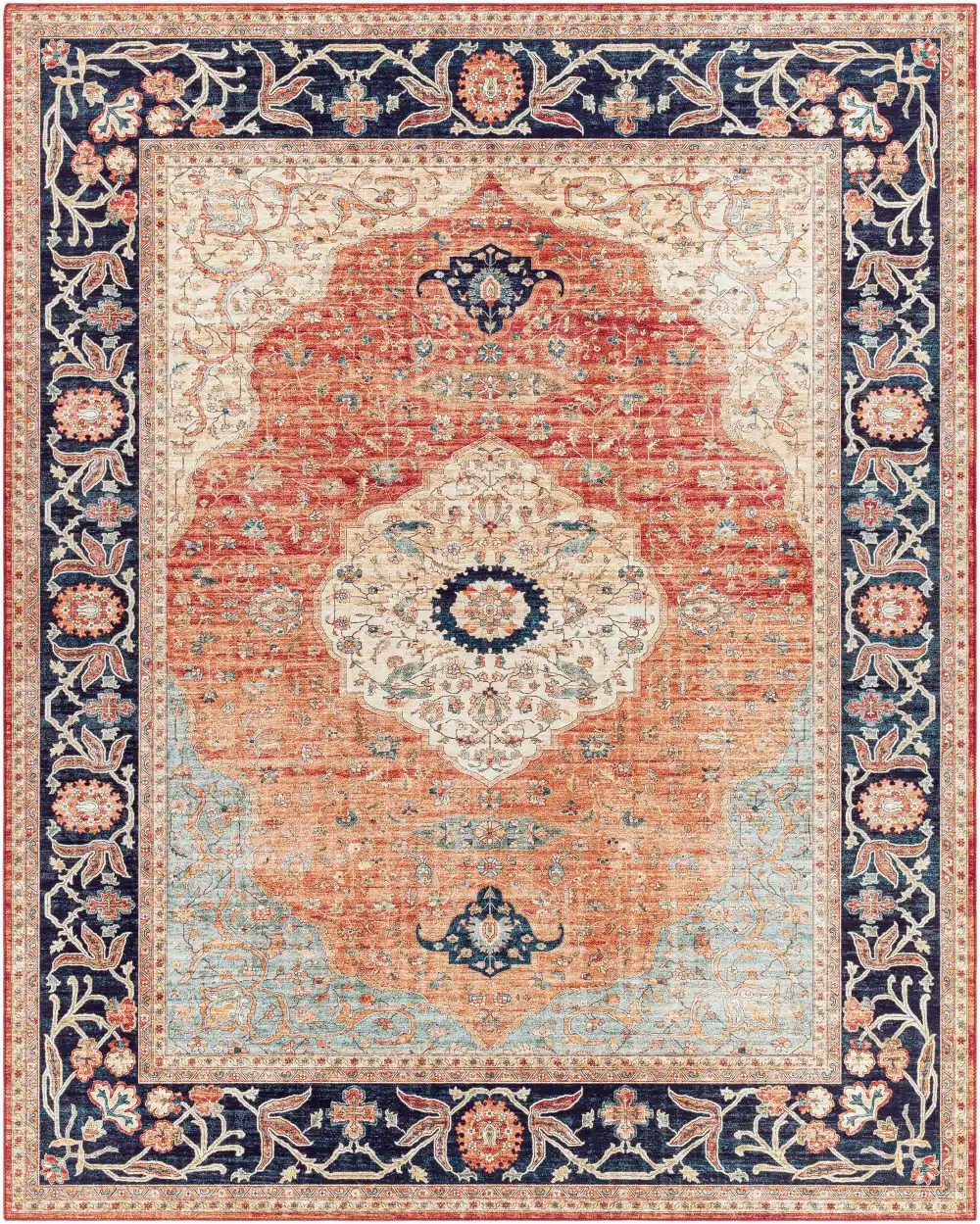 Refined Traditional Area Rug Interior Accent