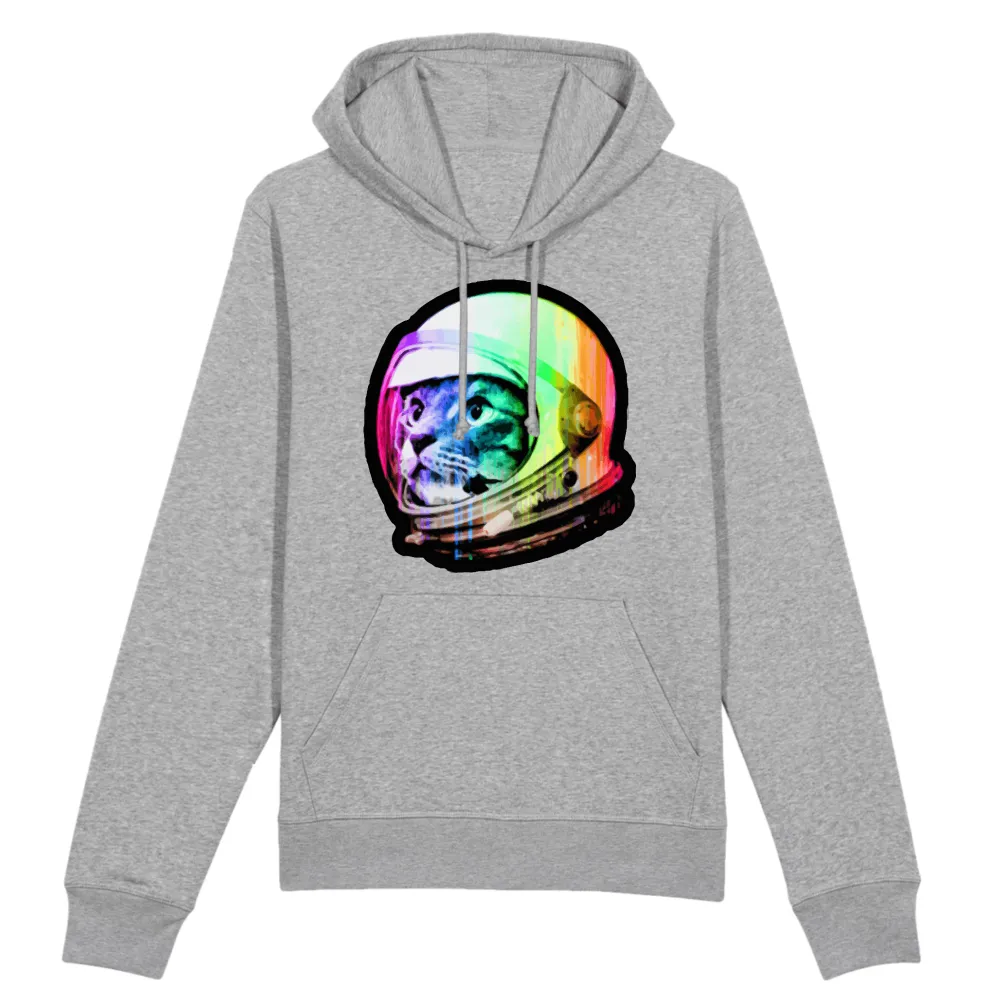 Galaxy Cat Graphic Pullover Hoodie