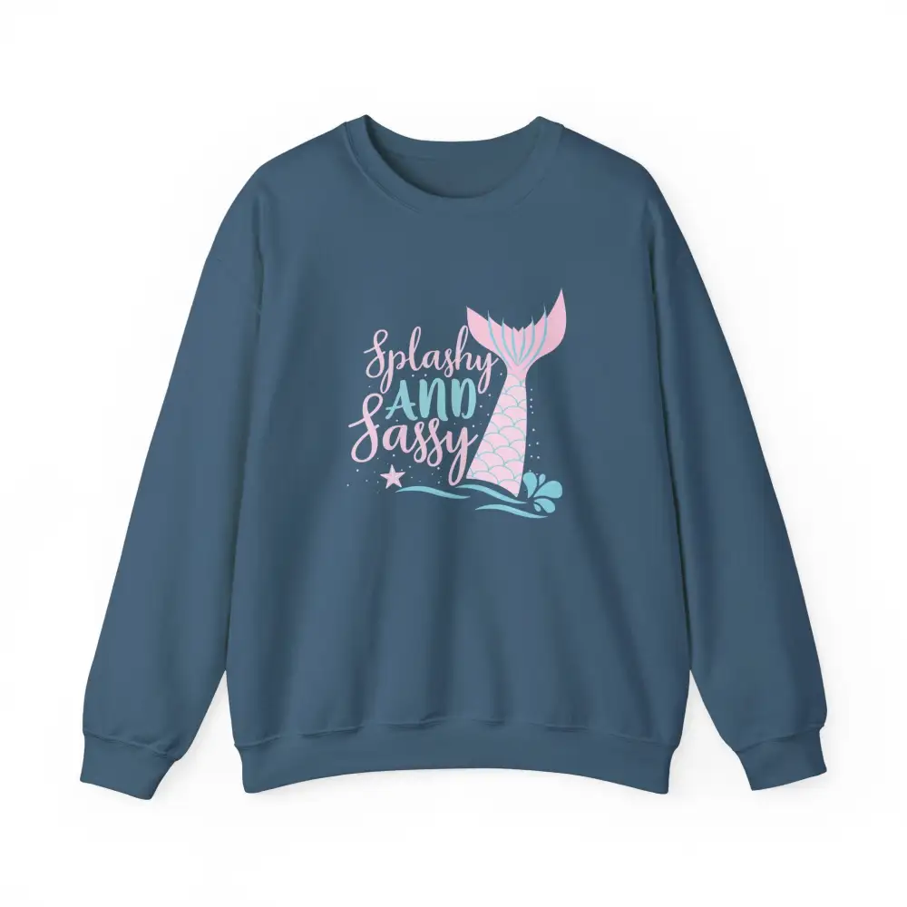Sassy Mermaid Graphic Crewneck Sweatshirt