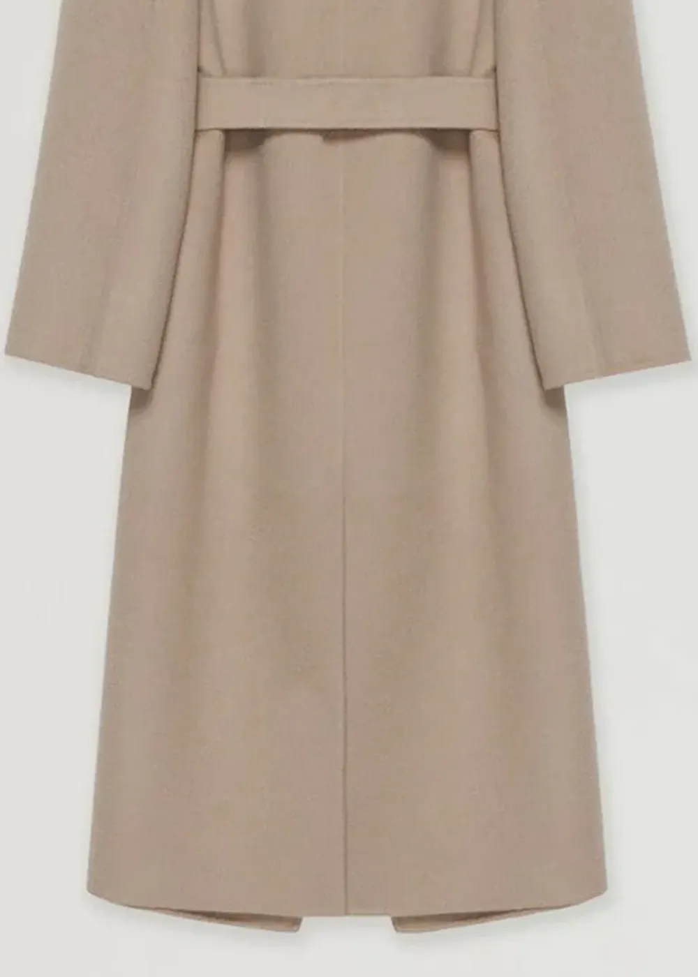 Drawstring Lapel Neck Coat
