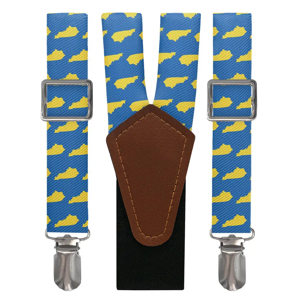 Crisp Silhouette Motif Suspenders