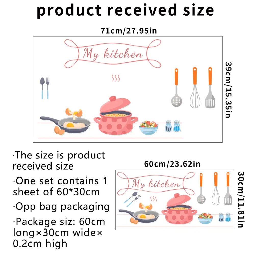 Colorful Kitchen Decor Sticker