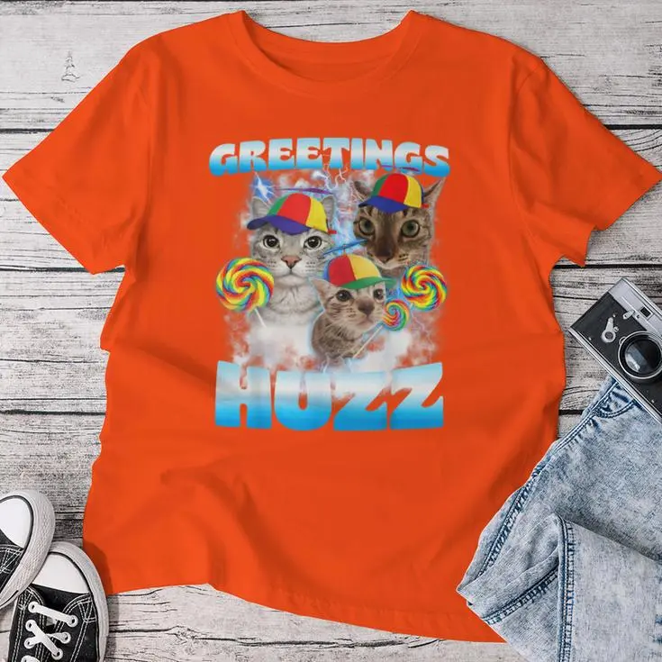 Cat Meme Greetings T-shirt