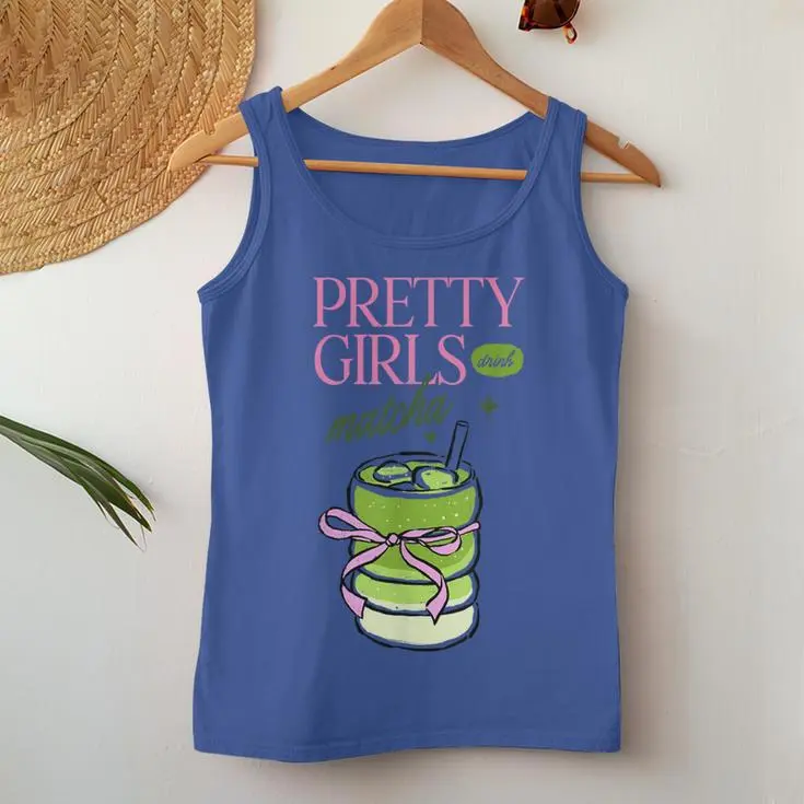 Drink Matcha Green Tea Costume Women Tank Top