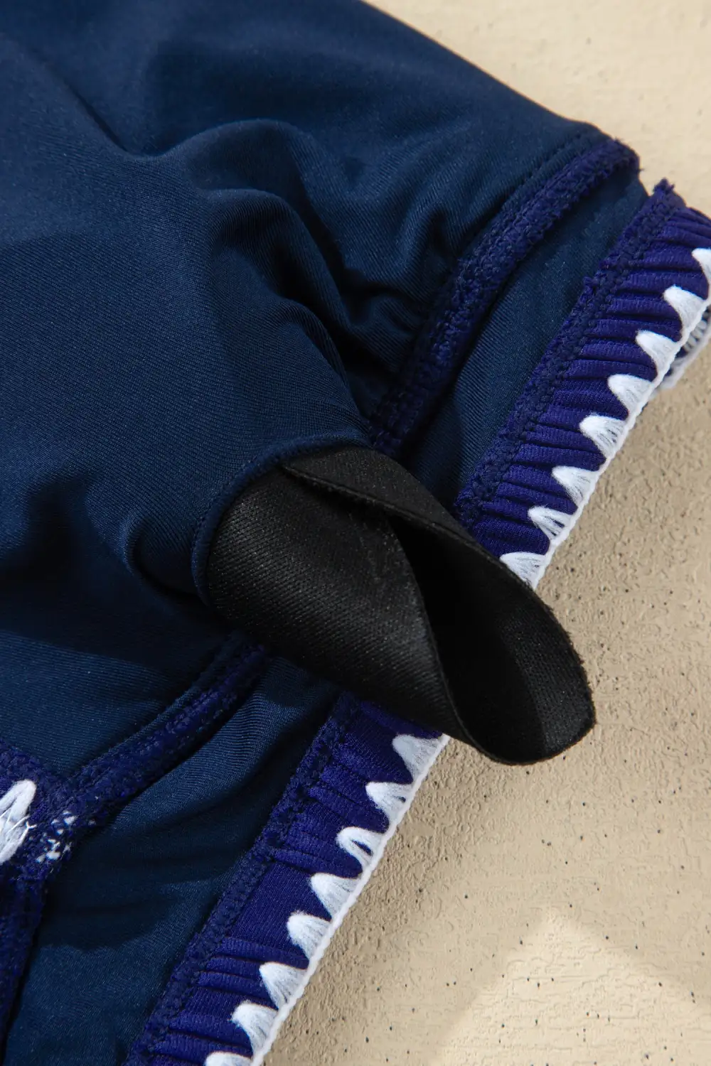 Shell Stitched Trim Bikini Swim Set