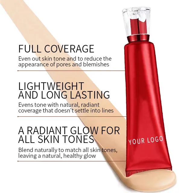 Full Coverage Liquid Foundation Soft Tube