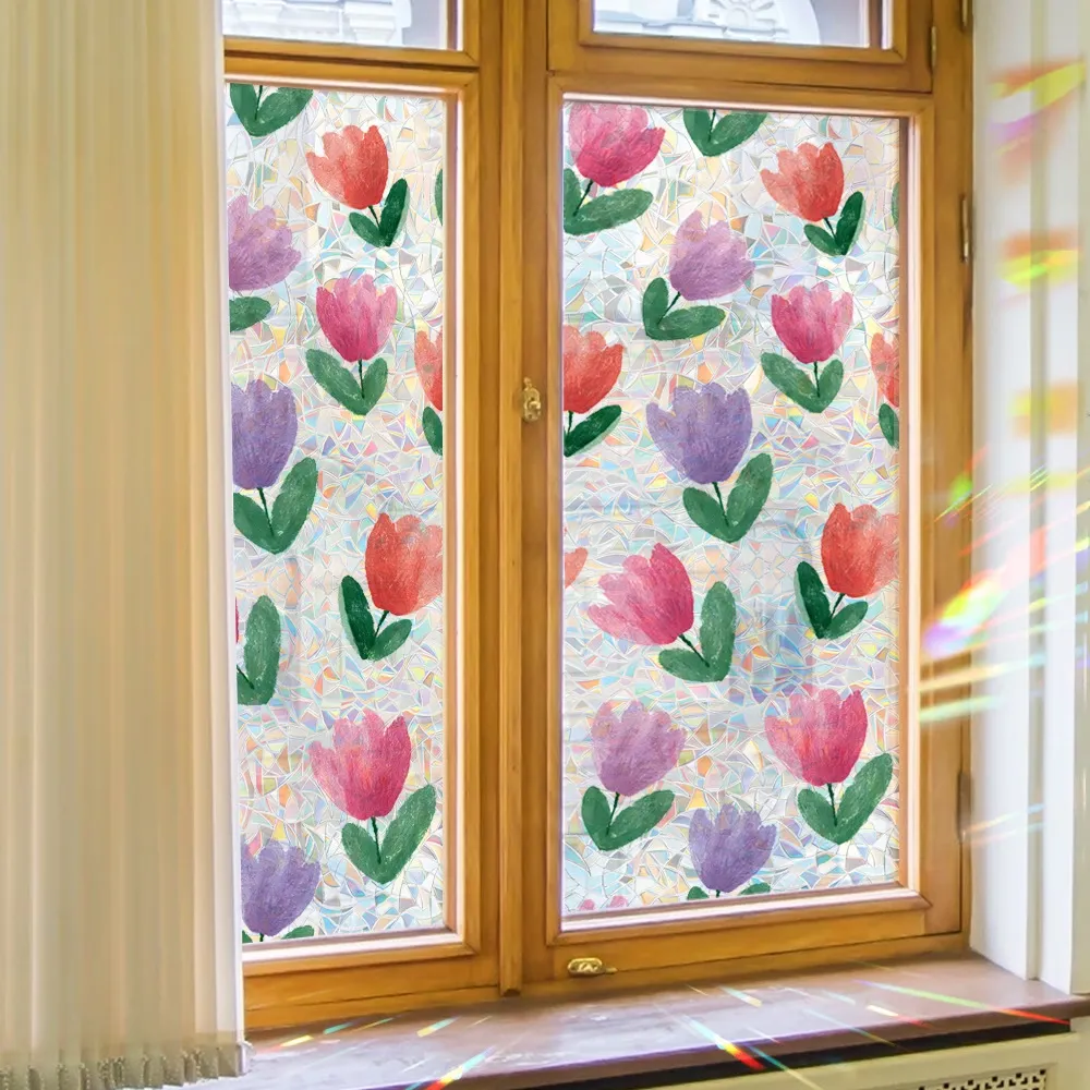 Colorful Tulip Privacy Sticker