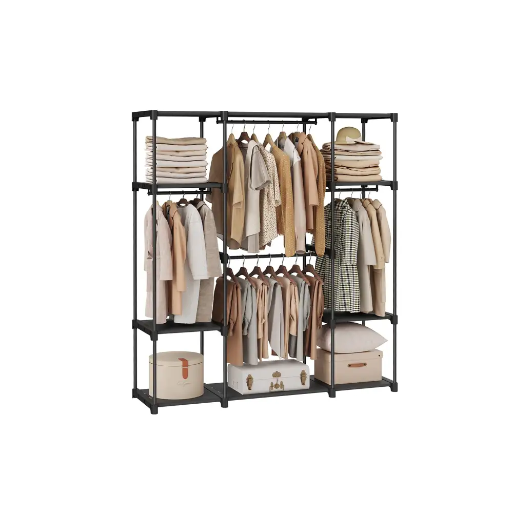 Portable Shelved Bedroom Wardrobe