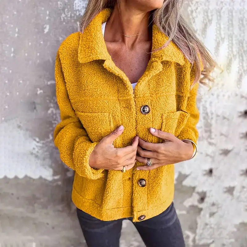 Plus Size Sherpa Style Jacket