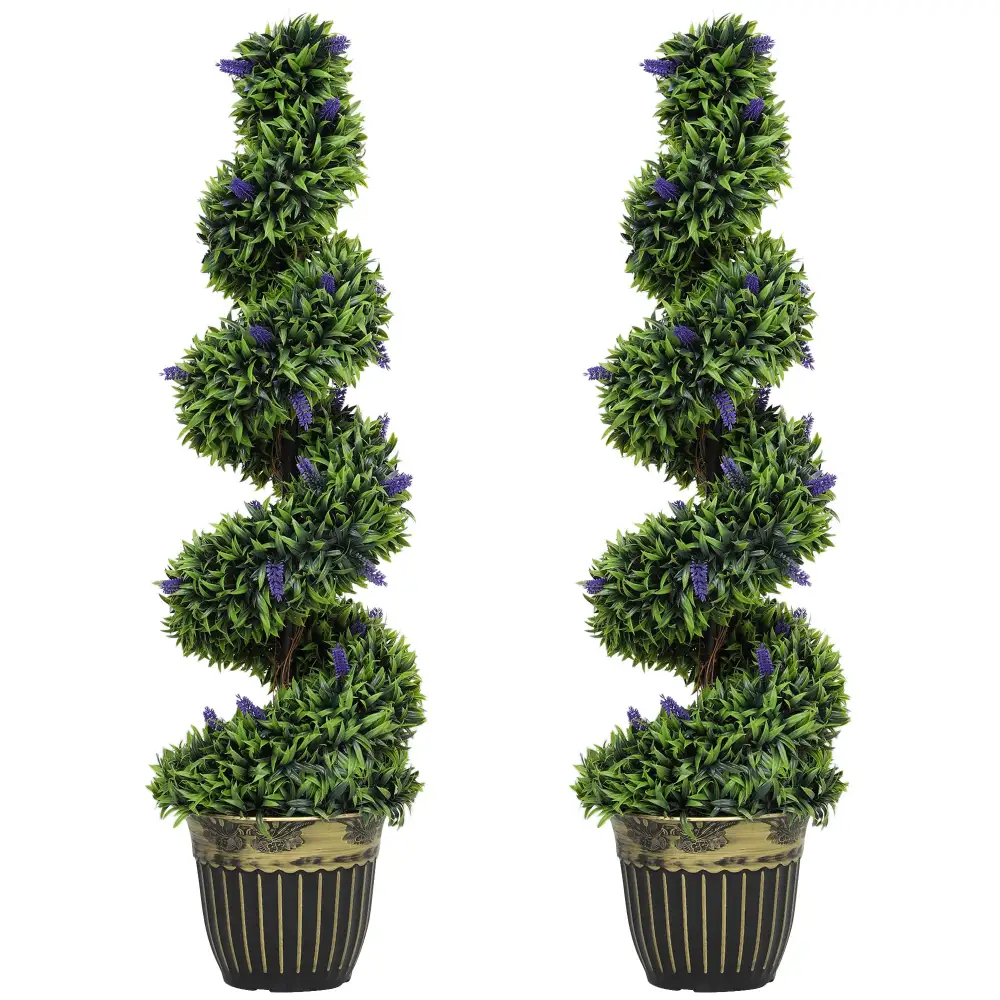 Adjustable Round Artificial Topiary Plant