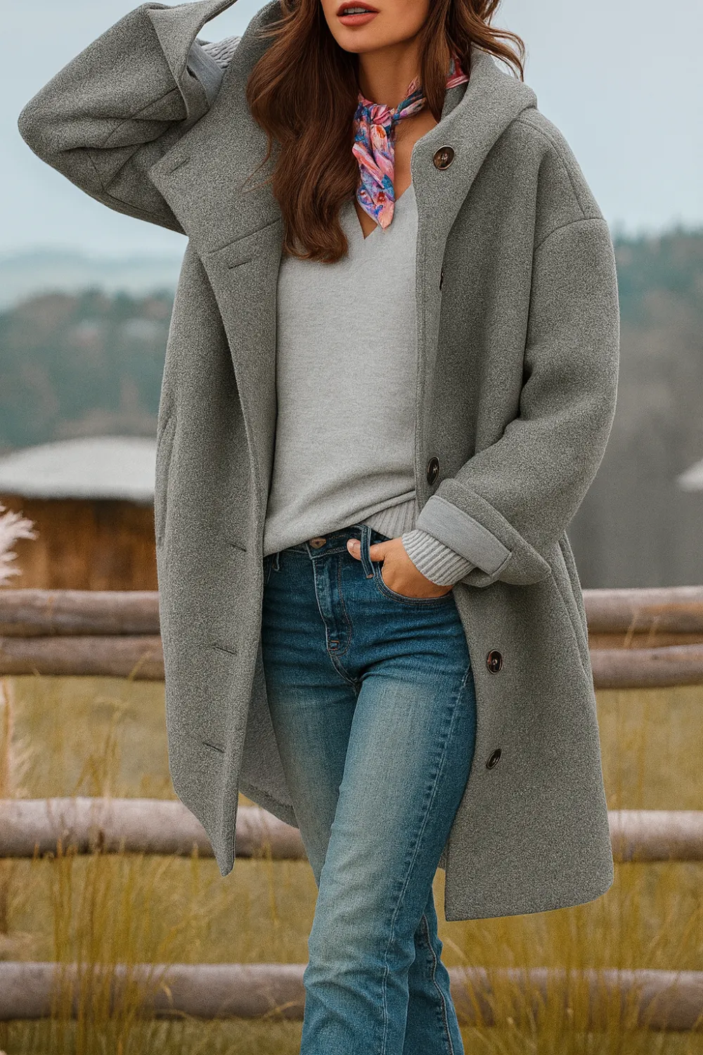 Tailored Layered Coat
