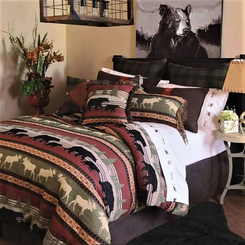 Chenille Animal Motif Bedding Set