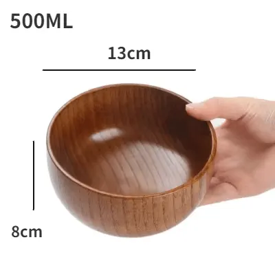 Jujube Wood Serving Bowl Set