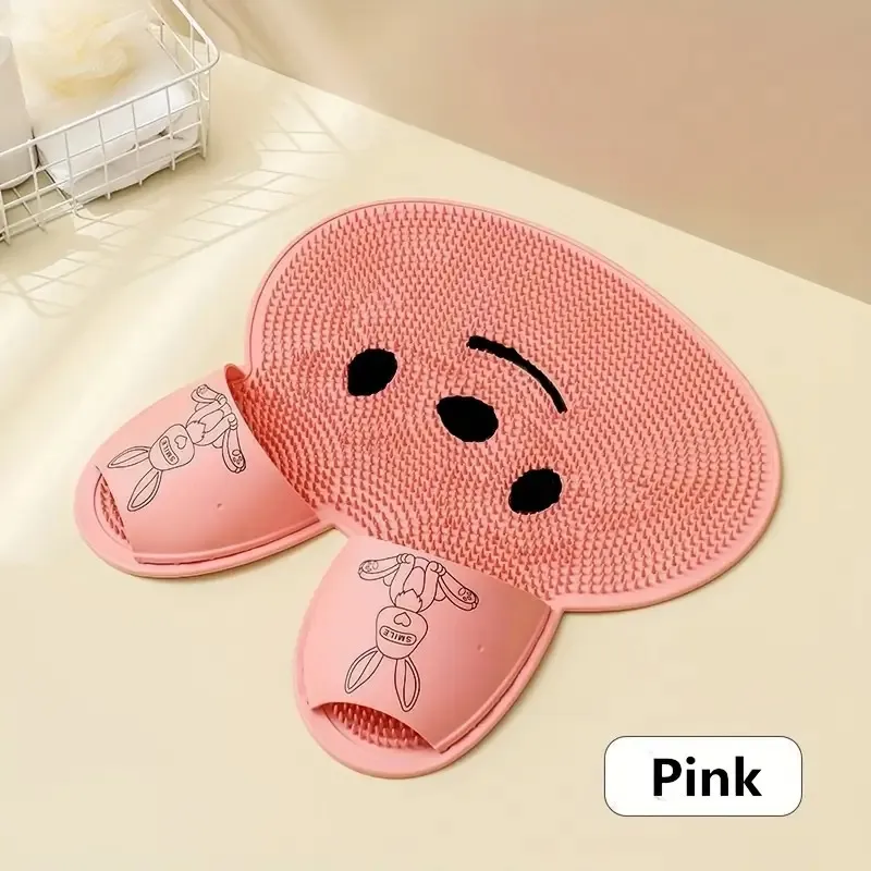 A Hands-Free Foot Cleaner Suitable For Showers