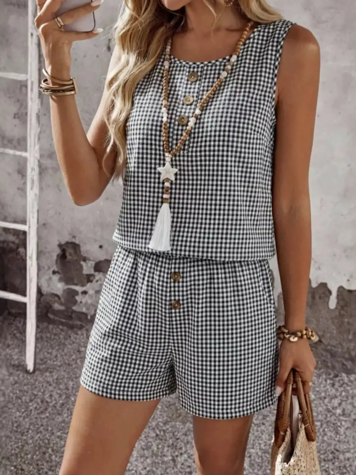 Relaxed Relaxed Everyday Top and Shorts Matching Set