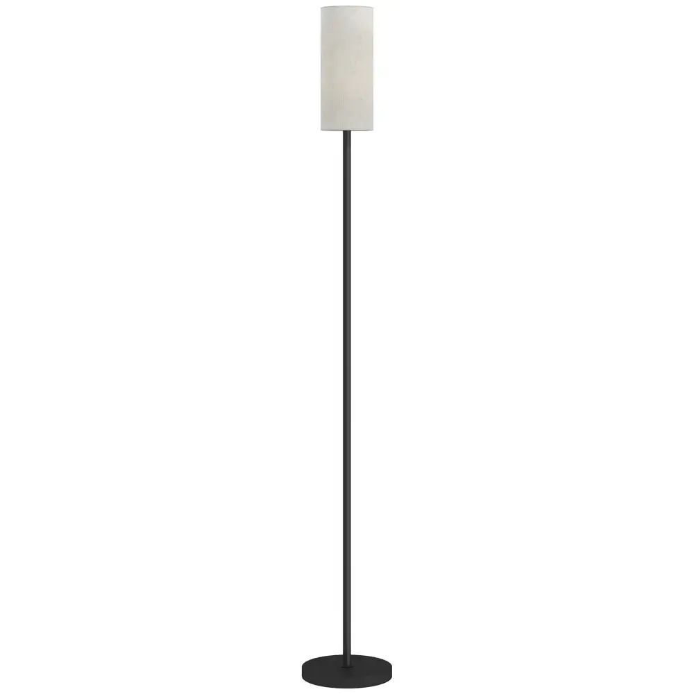 LED Foot Switch Fabric Shade Standing Floor Lamp