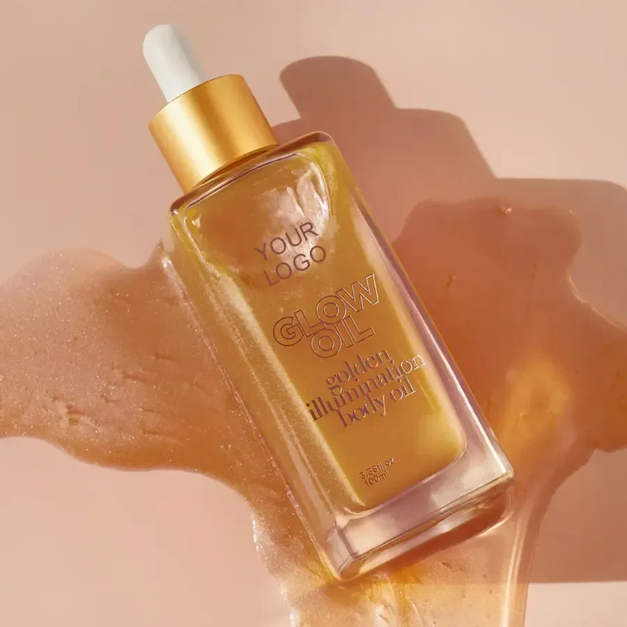 Luminous Golden Face Body Glow Oil