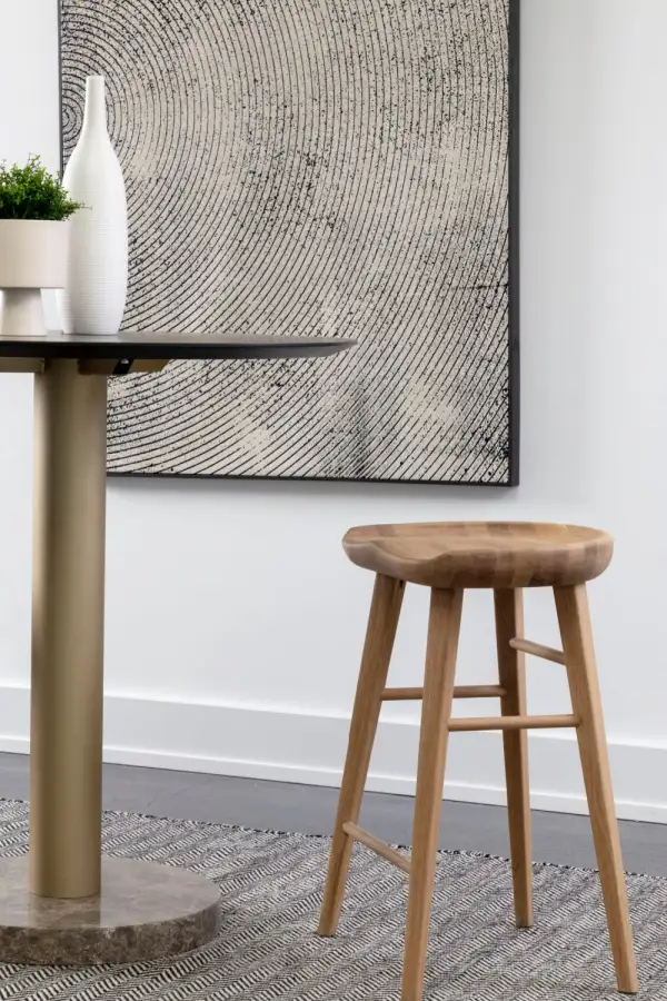 Wooden Counter Stool