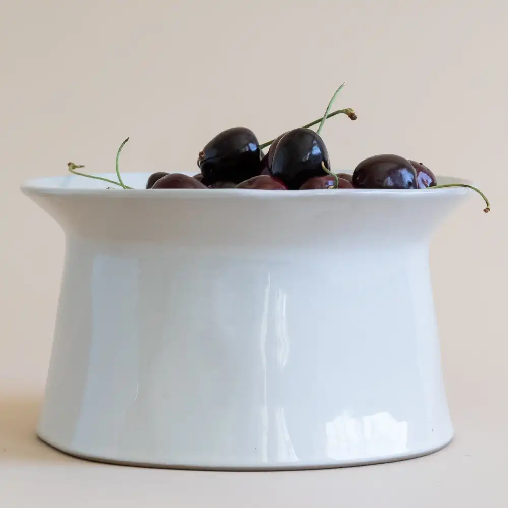 Footed Ceramic Serving Plate