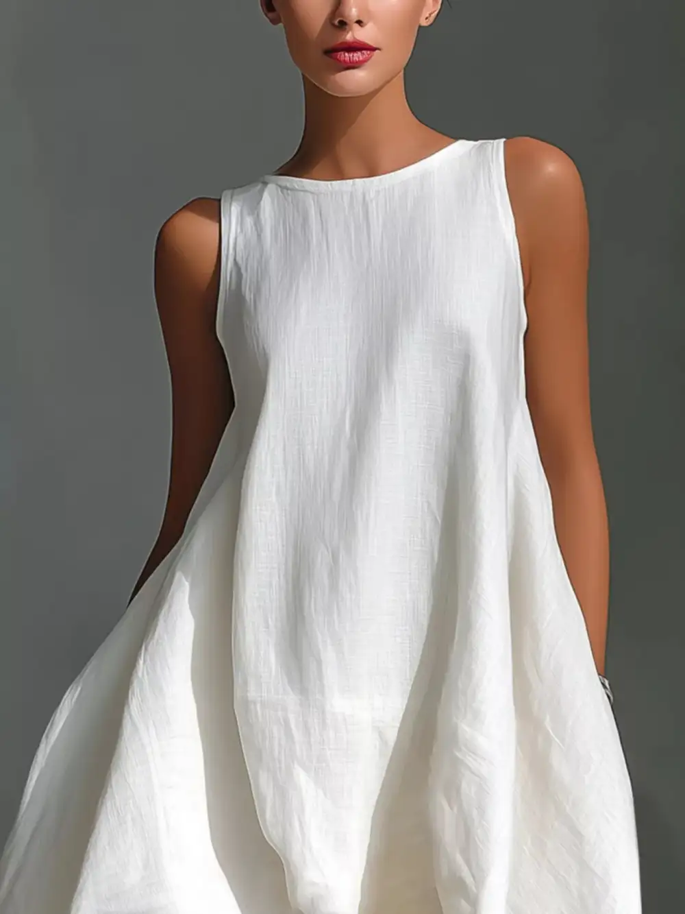 Versatile Sleeveless Casual Dress