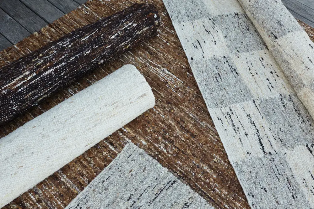 Wool Handwoven Contemporary Dynamic Area Rug