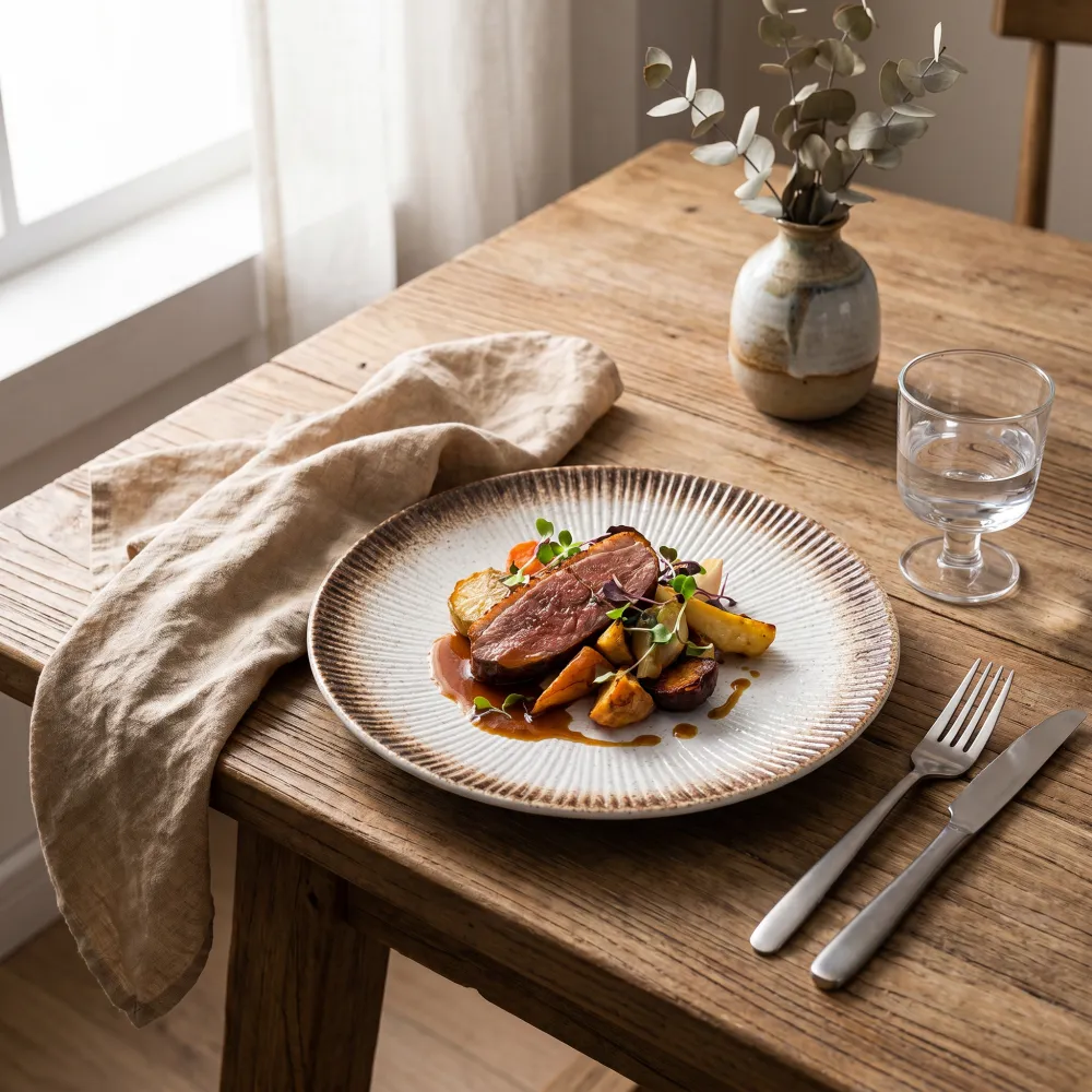 Disc Ceramic Dinner Plates