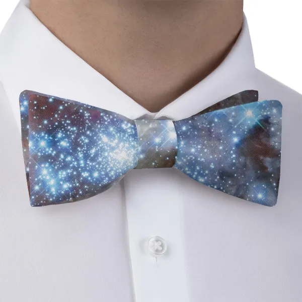 Stars Collide Pattern Bow Tie