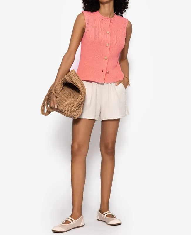 Beige Everyday Clean Shorts