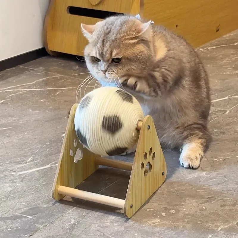 Soccer Style Cat Scratching Ball Toy