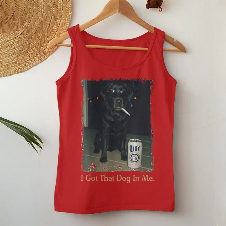 Black Lab Labrador Dog Women Tank Top