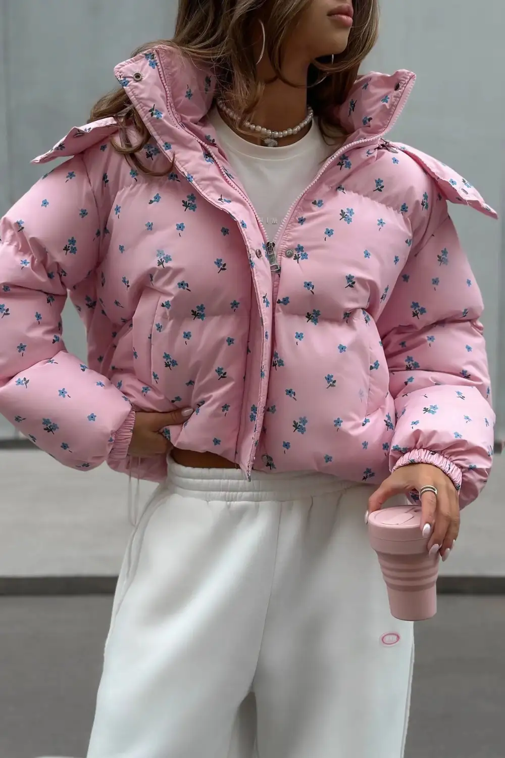 Floral Puffer Jacket