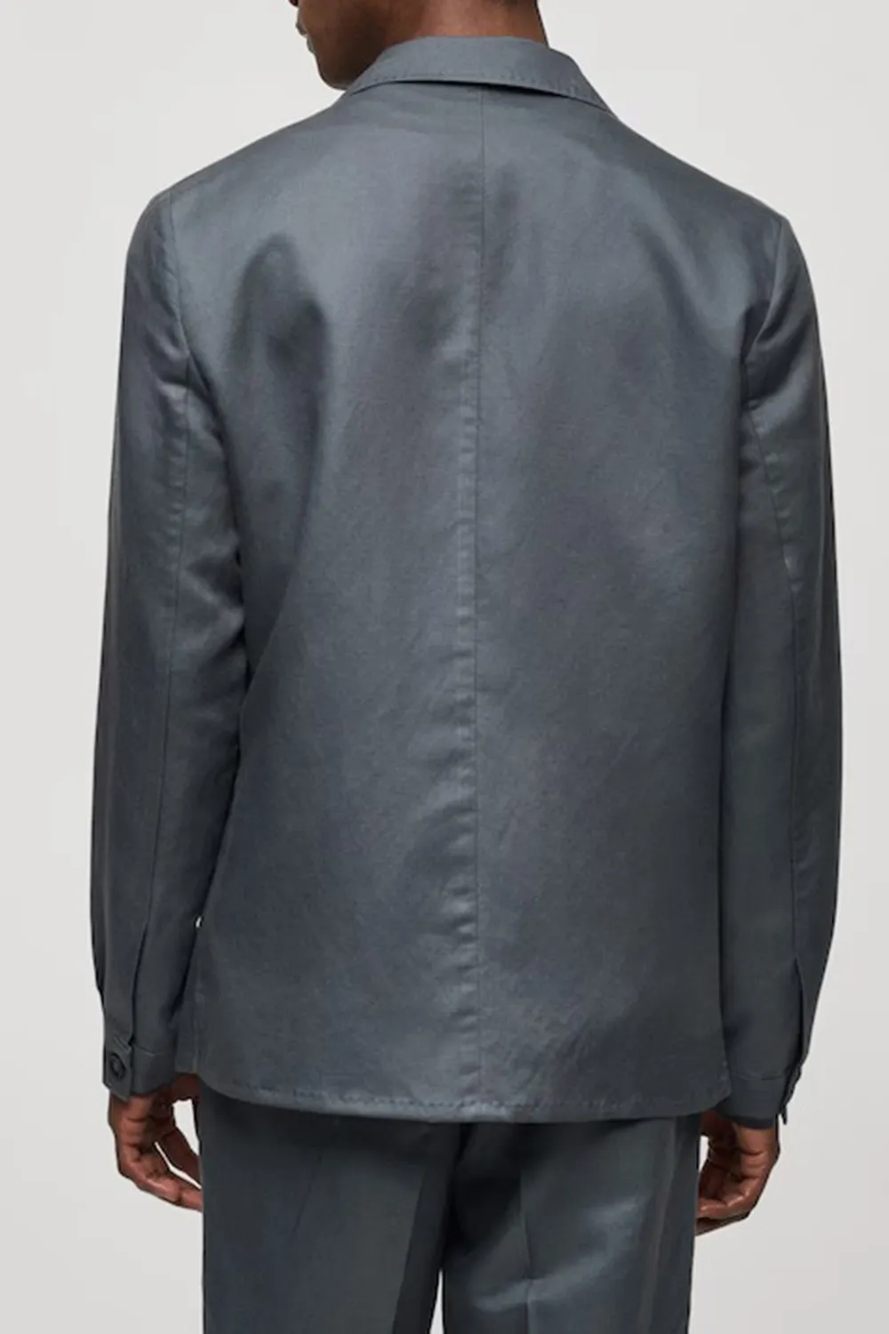 Lyocell Linen Overshirt With Pockets