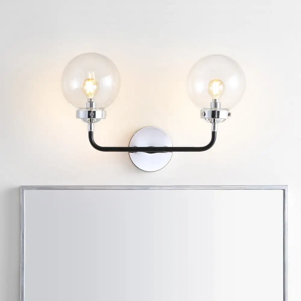 Accent Dual-Light Brass Vanity