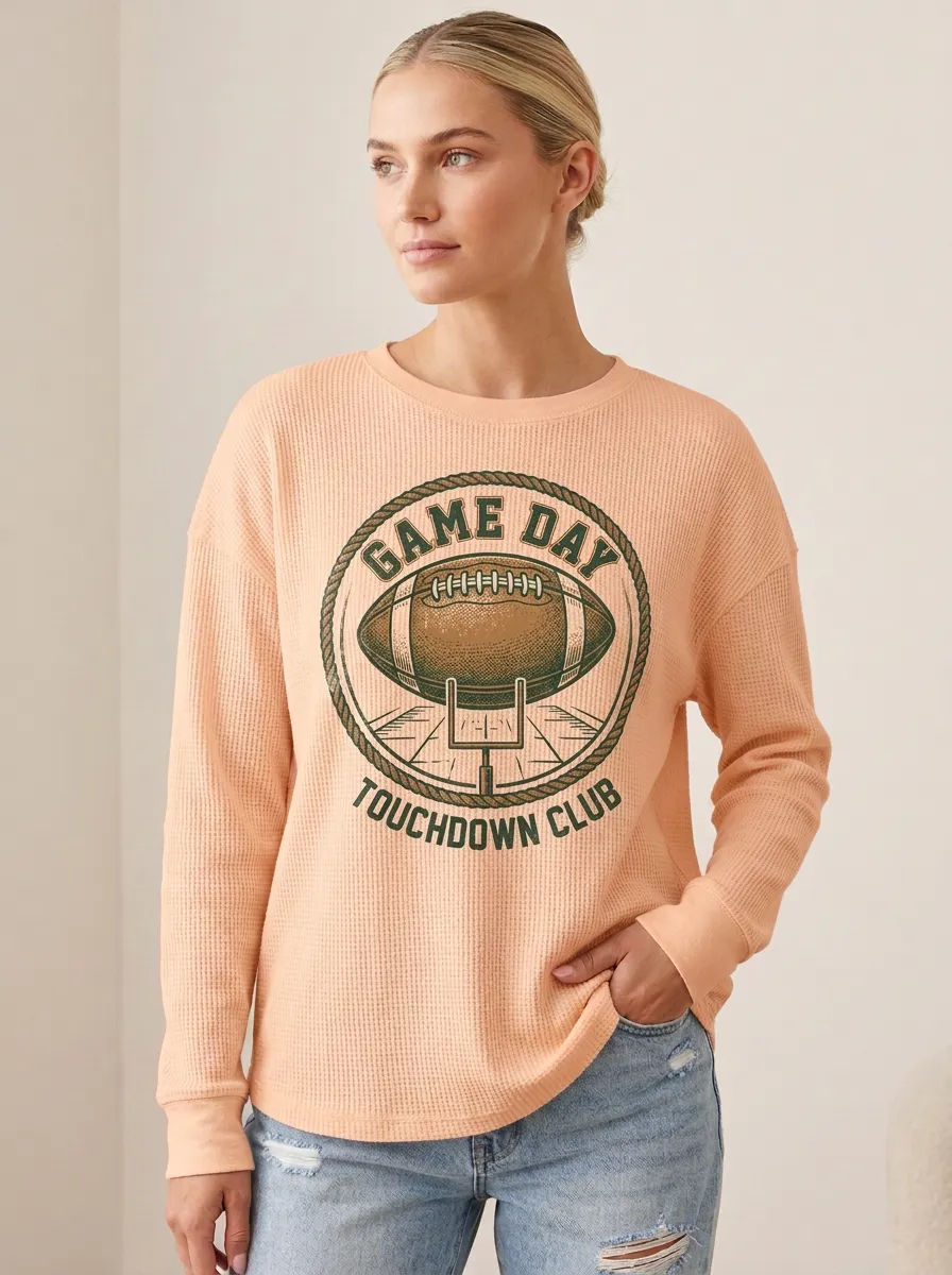 Football Graphic Casual T-Shirt