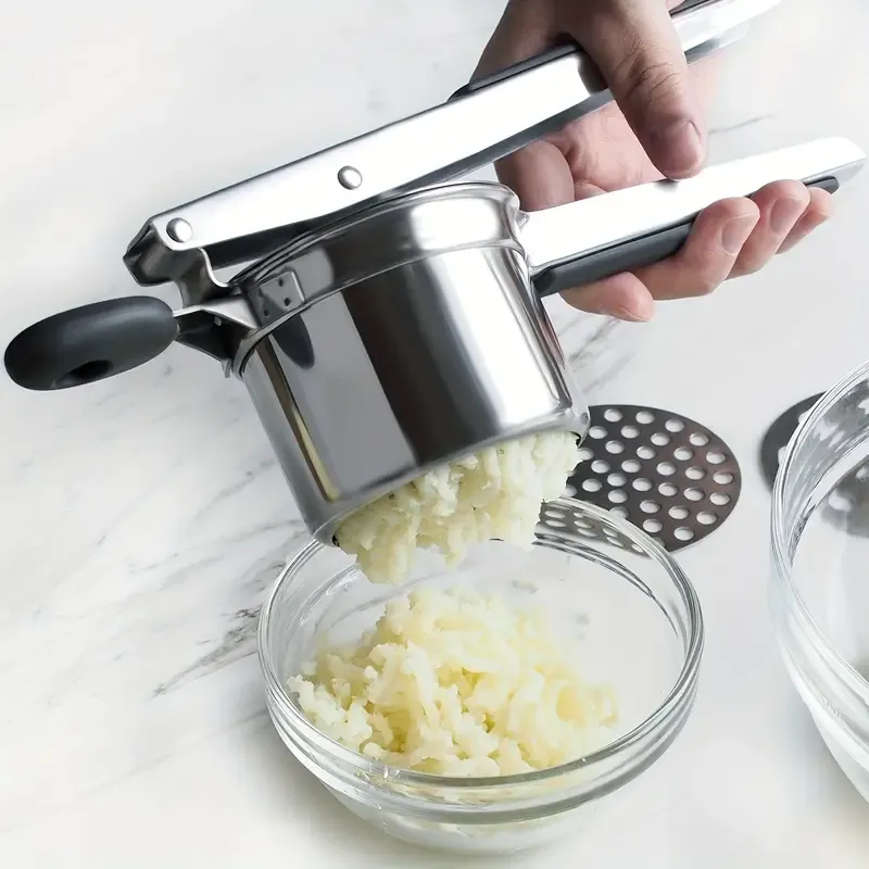Heavy Duty Stainless Steel Potato Ricer & Masher