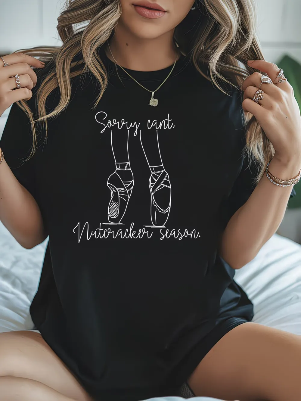 Ballerina Shoes Printed T-Shirt