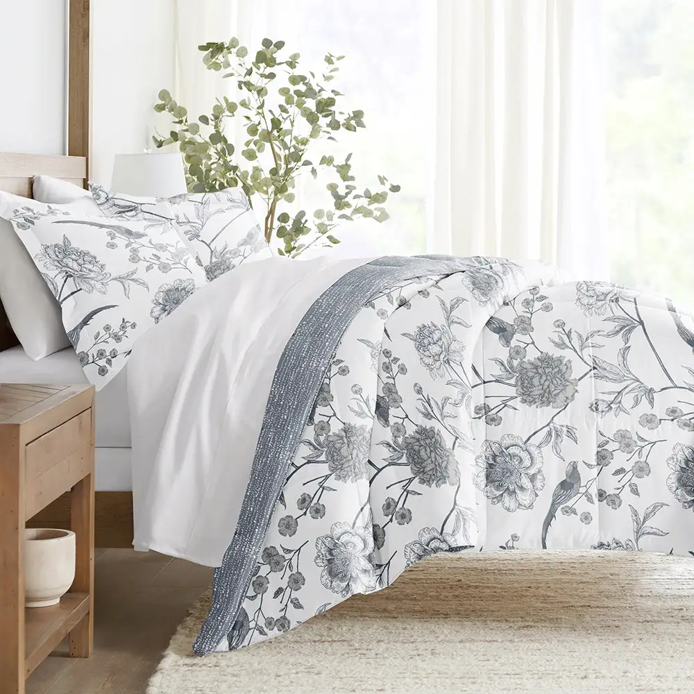 Botanicals Reversible Down Alternative Comforter Set